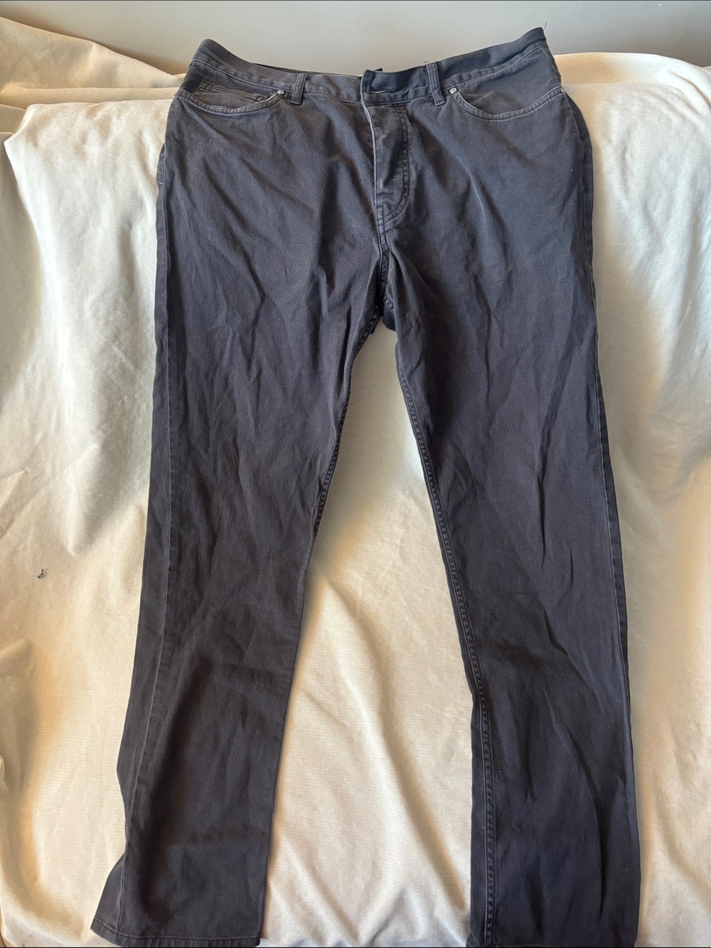 H&M Men Slim Jeans W32 - Dark Gray